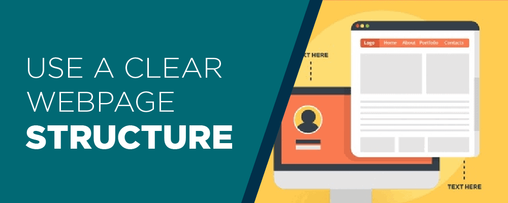 CLEAR WEB PAGE STRUCTURE IS VERY ESSENTIAL