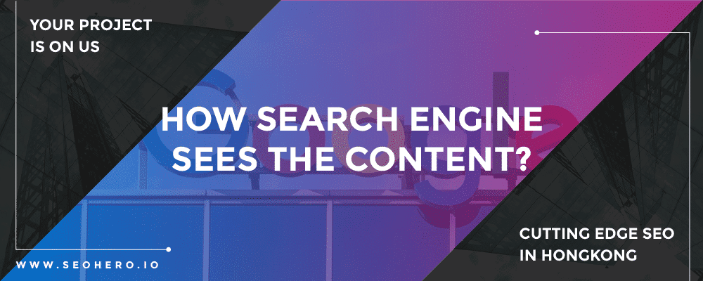 how Search Engines sees this SEO content