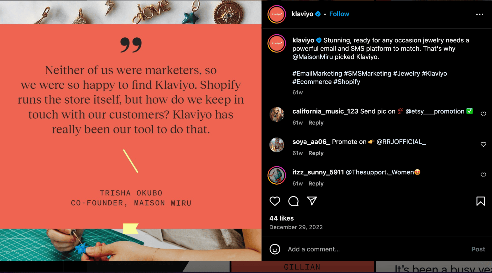 Image showing how sharing customer reviews can help enhance visitor relationships. 