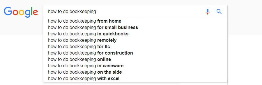Choose problem-oriented business keywords